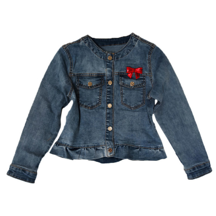 giubbotto jeans bimba