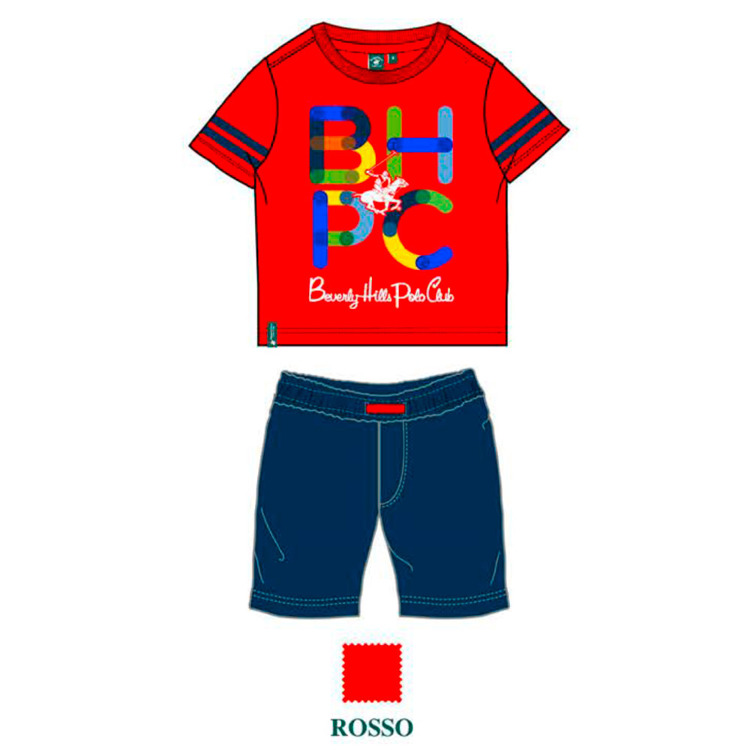 Immagine di Completo neonato estate Polo Club Art. 7676K0142