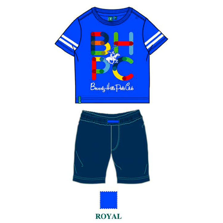 Immagine di Completo neonato estate Polo Club Art. 7676K0142