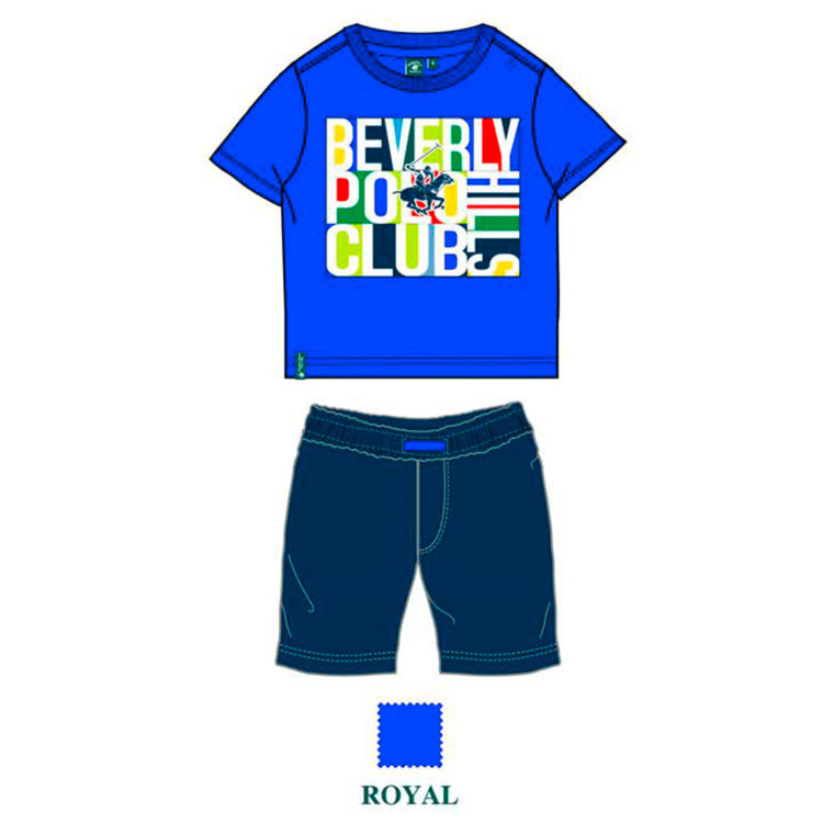 Immagine di Completo neonato estate Polo Club Art. 7676K0143
