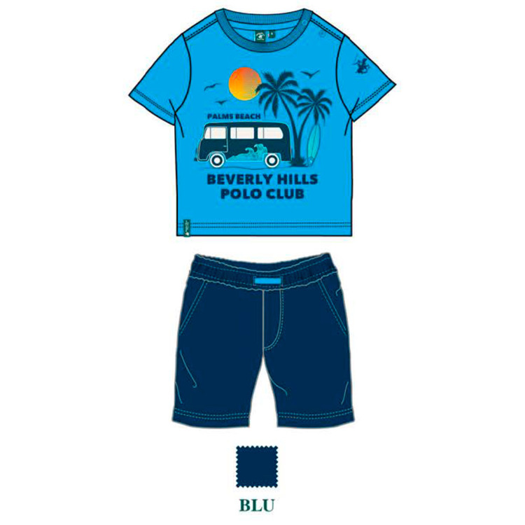 Immagine di Completo neonato estate Polo Club Art. 7696K0005M