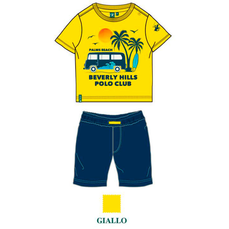 Immagine di Completo neonato estate Polo Club Art. 7696K0005M