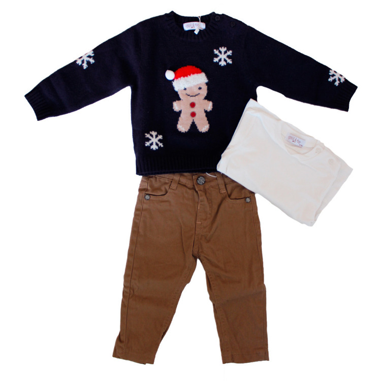 Immagine di Coordinato neonato inverno Stelle & Pupi Art. BBO677