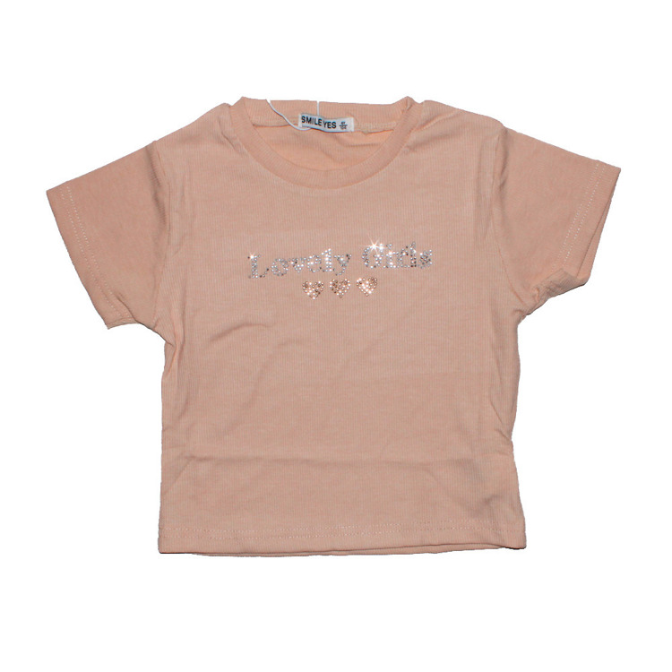 Immagine di T-shirt bambina estate Smile Yes Art. MBA8115