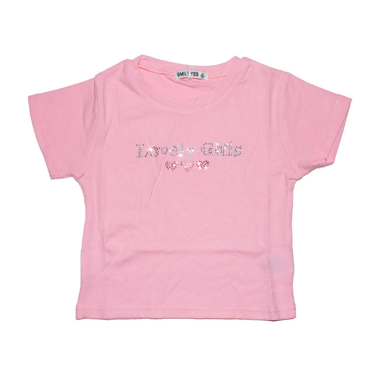 Immagine di T-shirt bambina estate Smile Yes Art. MBA8115