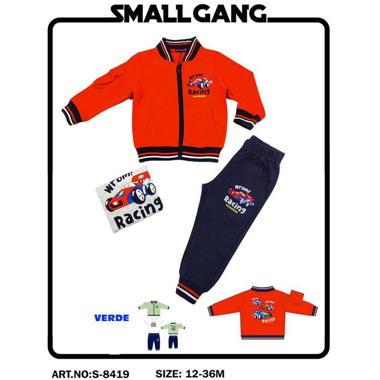 Immagine di Coordinato neonato primavera Small Gang Art. S8419