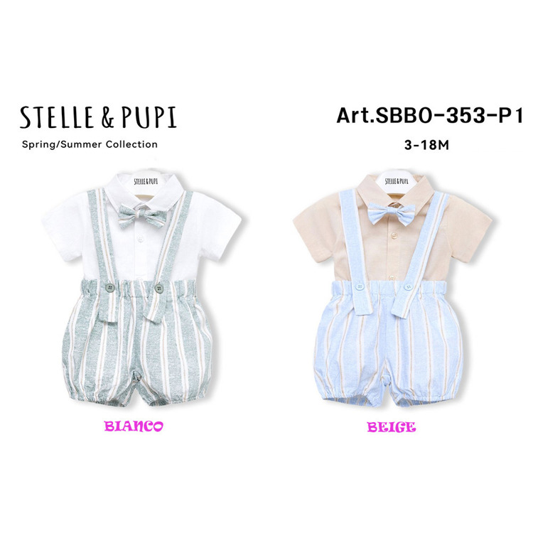 Immagine di Completo neonato estate Stelle & Pupi Art. SBBO353