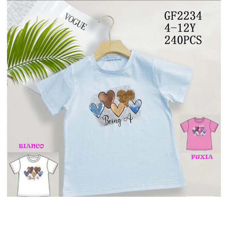 Immagine di T-shirt bambina estate Hope Star Art. GF2234
