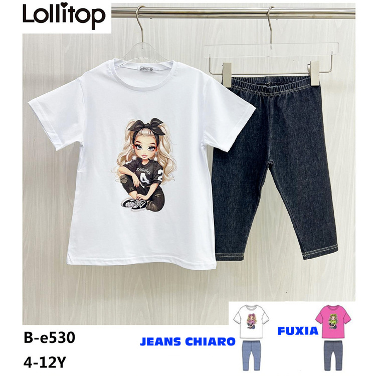Immagine di Completo estate bambina Lollitop Art. BE530