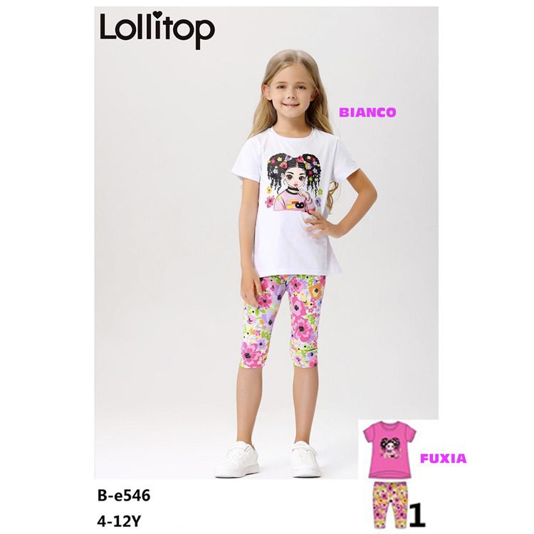 Immagine di Completo estate bambina Lollitop Art. BE546