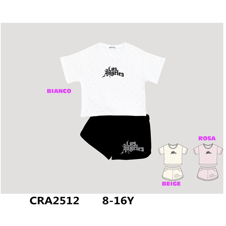 Immagine di Completo estate ragazza Smile Yes Art. CRA2512