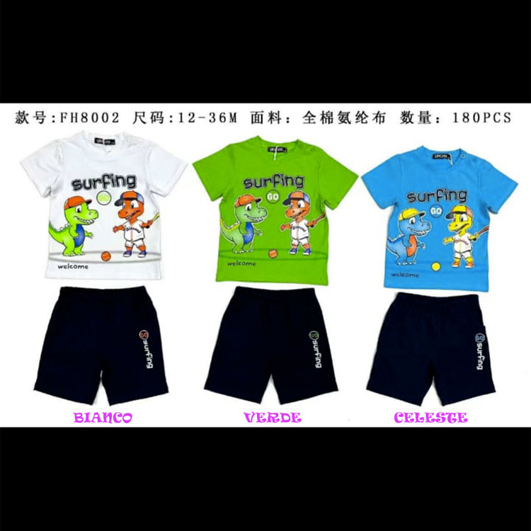 Immagine di Completo estate neonato Urchin Art. FH8002