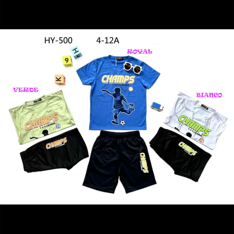 Immagine di Completo bambino estate Mouset Art. HY500