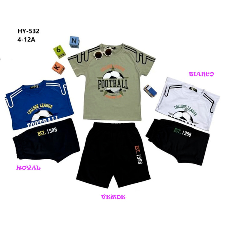 Immagine di Completo bambino estate Mouset Art. HY532