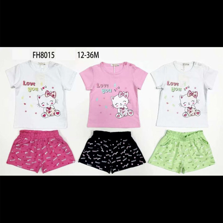Immagine di Completo estate neonata Pink Girl Art. FH8015