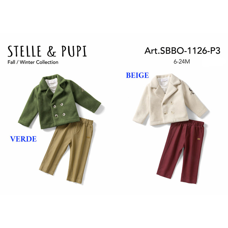 Immagine di Coordinato neonato autunno Stelle & Pupi Art. SBBO1126
