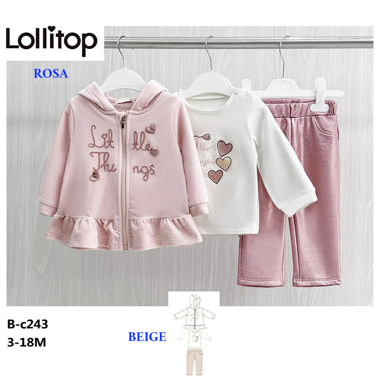 Immagine di Coordinato neonata autunno Lollitop Art. BC243