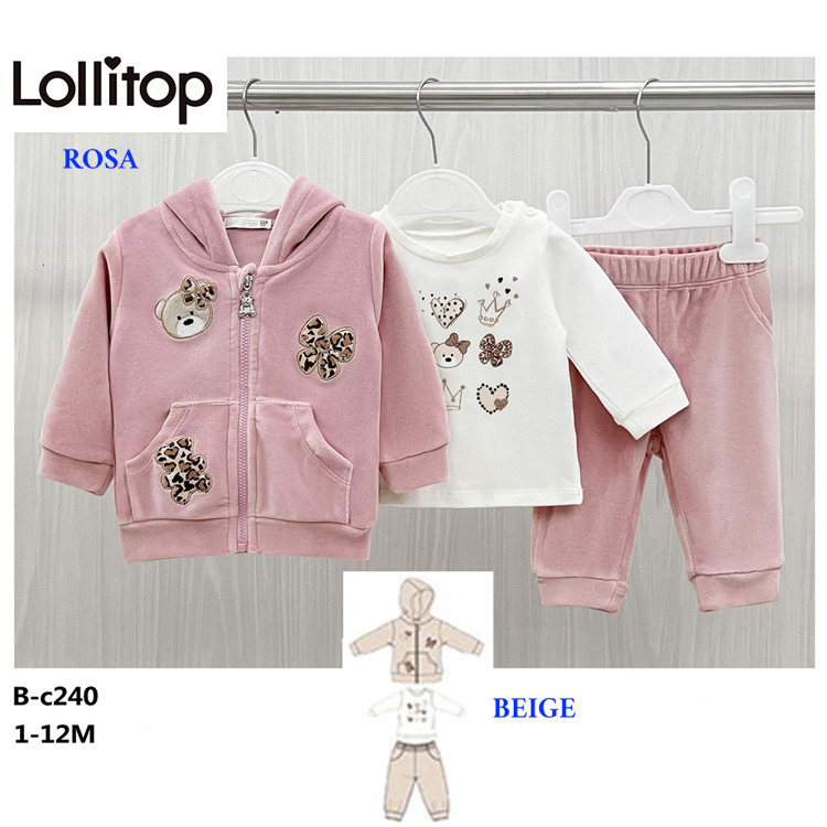Immagine di Coordinato neonata autunno Lollitop Art. BC240