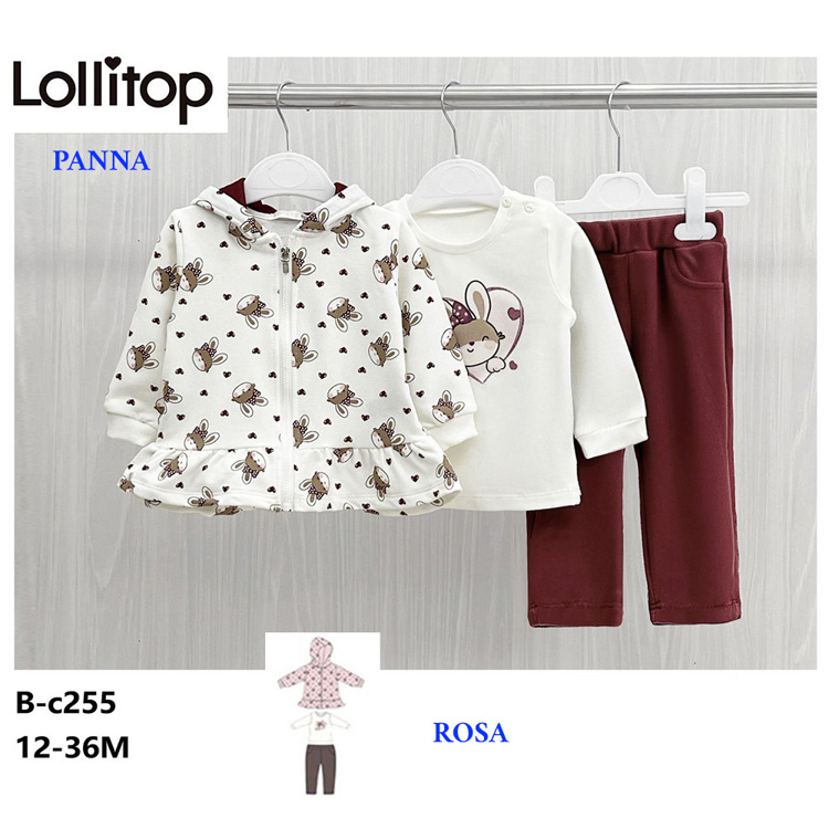 Immagine di Coordinato neonata autunno Lollitop Art. BC255