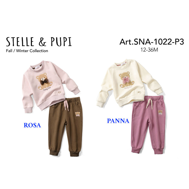 Immagine di Completo neonata autunno Stelle & Pupi Art. SNA1022