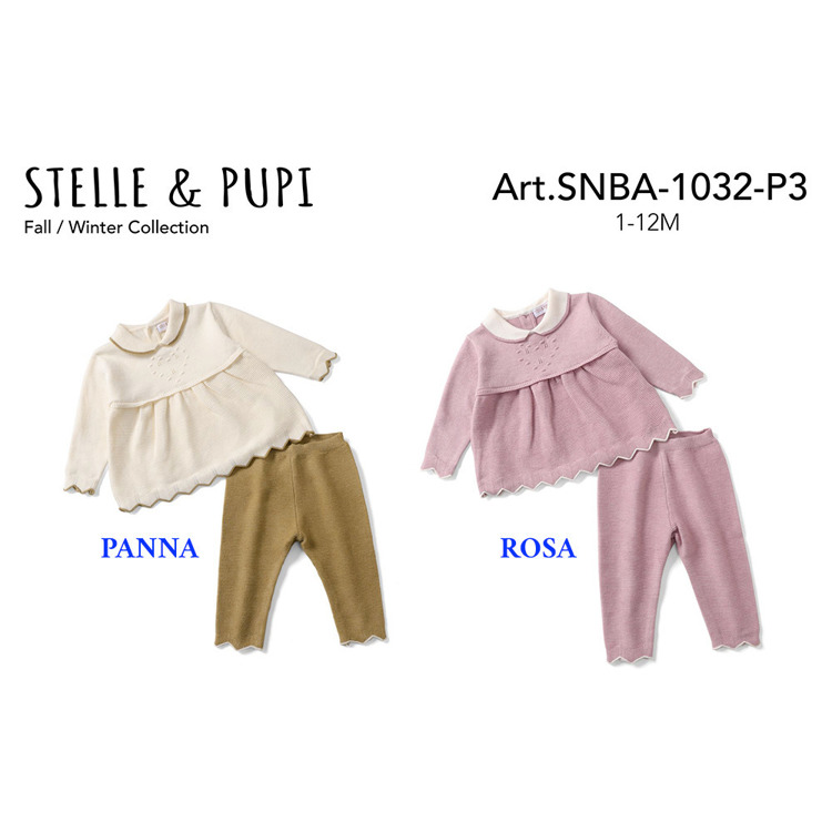 Immagine di Completo neonata autunno Stelle & Pupi Art. SNBA1032