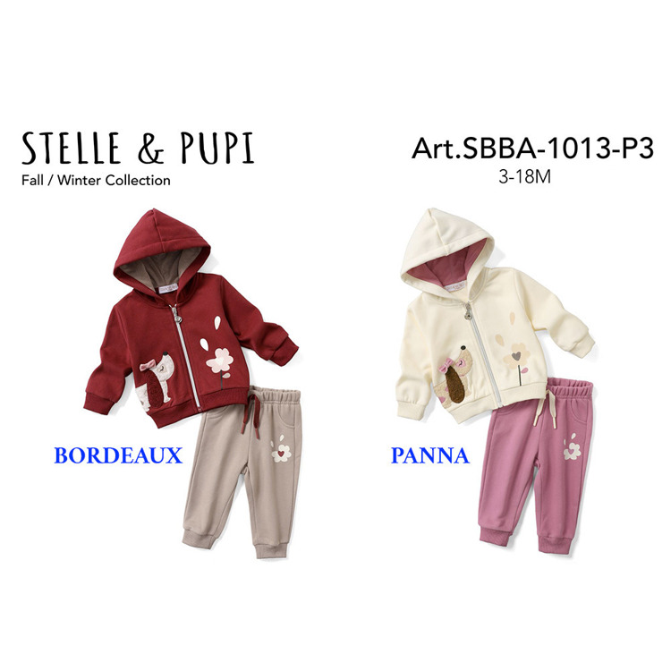Immagine di Completo neonata autunno Stelle & Pupi Art. SBBA1013