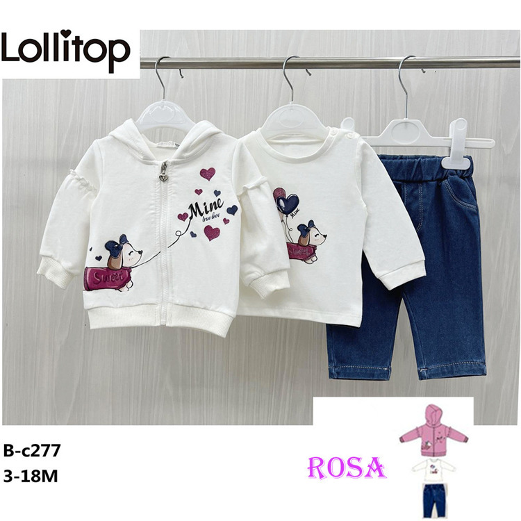 Immagine di Coordinato neonata autunno Lollitop Art. BC277