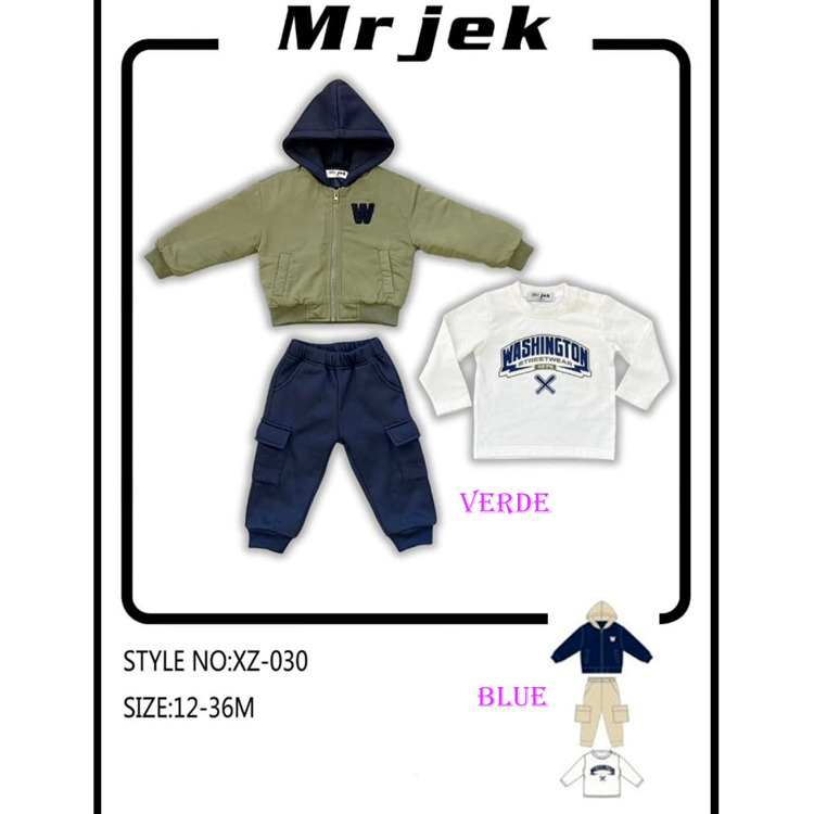 Immagine di Completo neonato autunno Mr Jek Art. XZ030