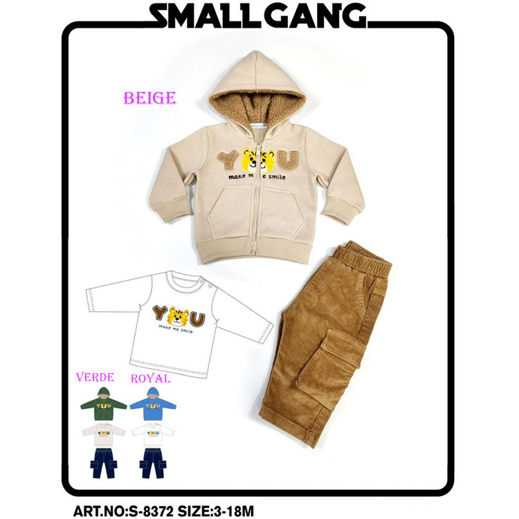 Immagine di Completo neonato autunno Baby Gang Art. S8372