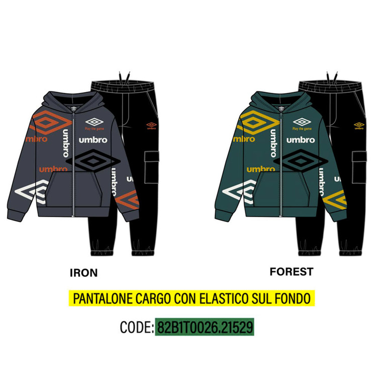 Immagine di Tuta ragazzo inverno Umbro Art. 82B1T0026R