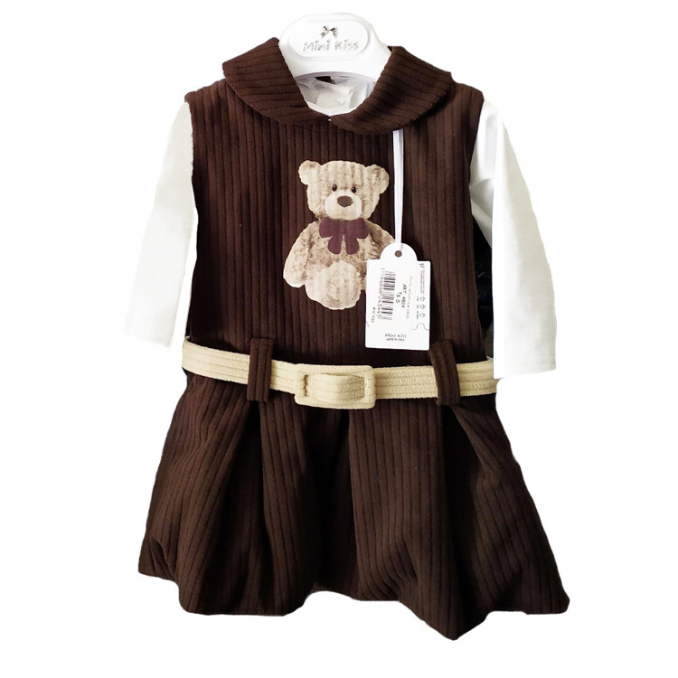 Immagine di Vestito neonata inverno Mini Kiss Art. 4824