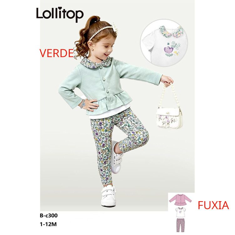 Immagine di Completo neonata primavera Lollitop Art. BC300