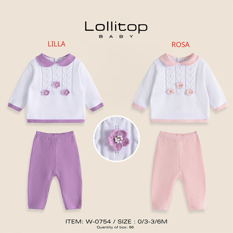 Immagine di Completo neonata primavera Lollitop Art. W0754