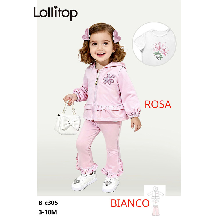 Immagine di Completo neonata primavera Lollitop Art. BC305