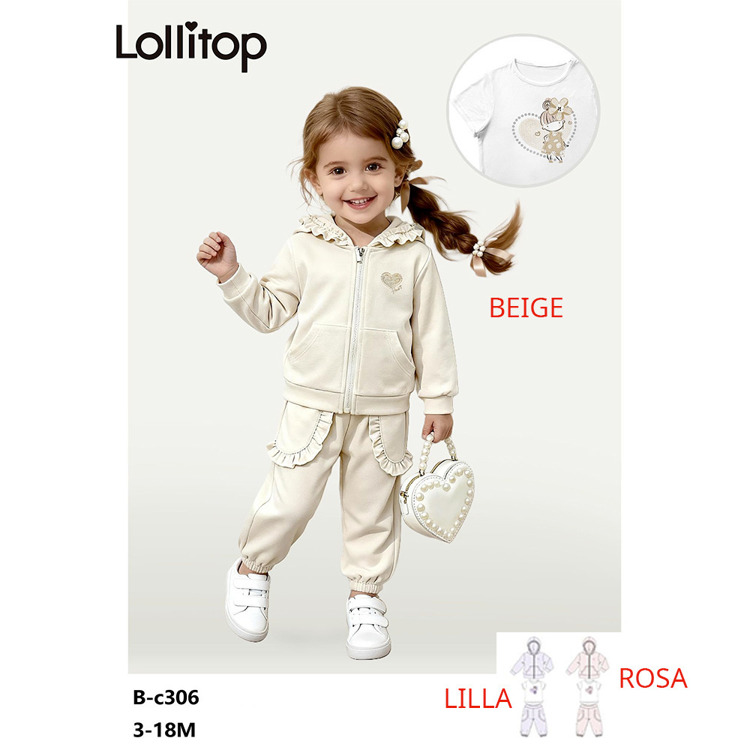 Immagine di Completo neonata primavera Lollitop Art. BC306