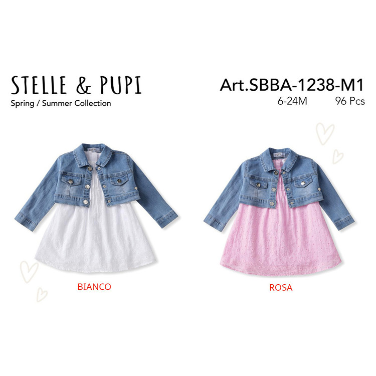 Immagine di Completo neonata primavera Stelle & Pupi Art. SBBA1238