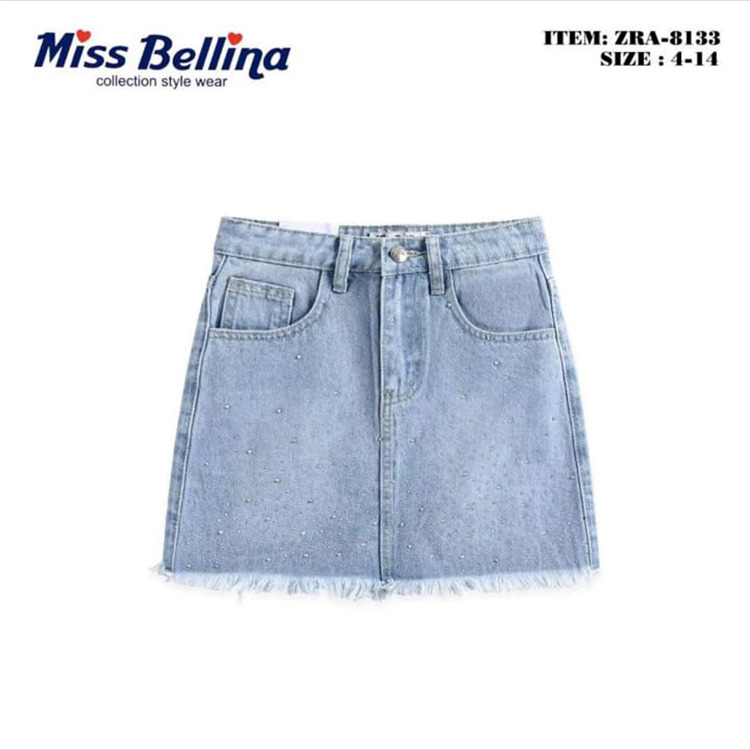 Immagine di Gonna Jeans primavera bambina Miss Bellina Art. ZRA8133