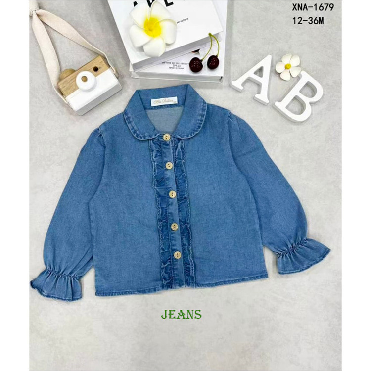 Immagine di Camicia neonata primavera Miss Bellina Art. XNA1679