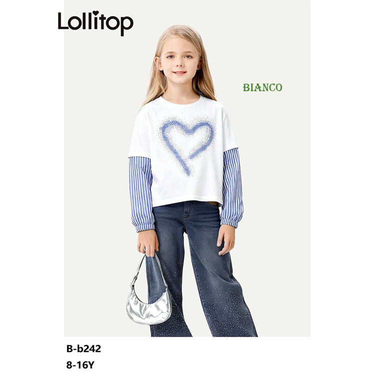 Immagine di T-shirt m/l ragazza primavera Lollitop Art. BB242