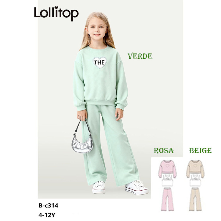 Immagine di Completo bambina primavera Lollitop Art. BC314