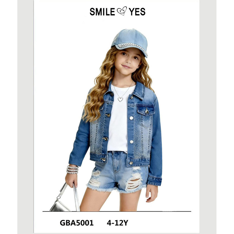 Immagine di Giubbino bambina primavera Smile Yes Art. GBA5001