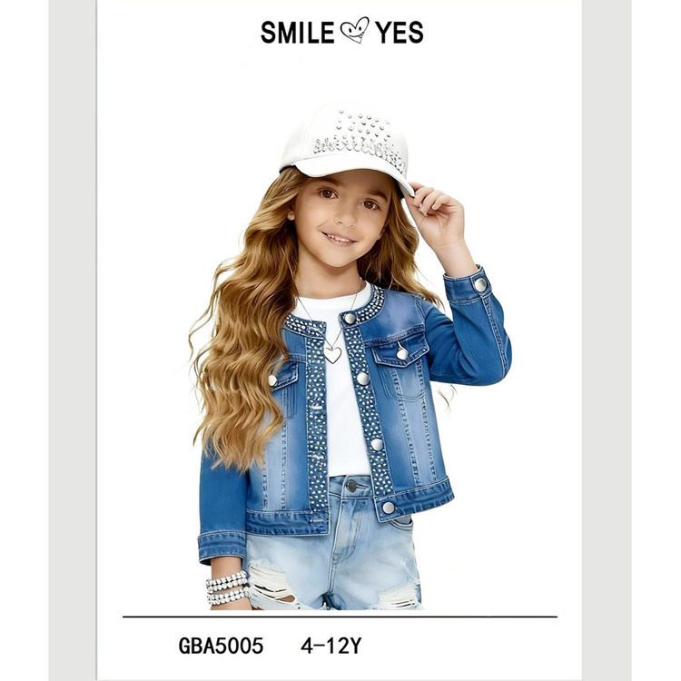 Immagine di Giubbino bambina primavera Smile Yes Art. GBA5005