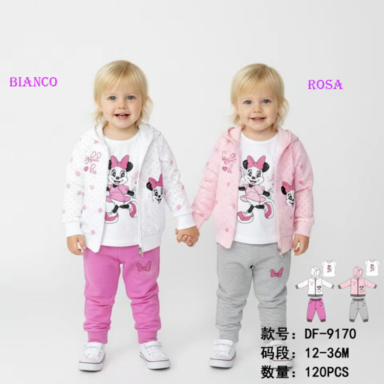 Immagine di Completo neonata primavera Pink Girl Art. DF9170