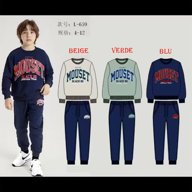 Immagine di Completo bambino primavera Mouset Art. L659