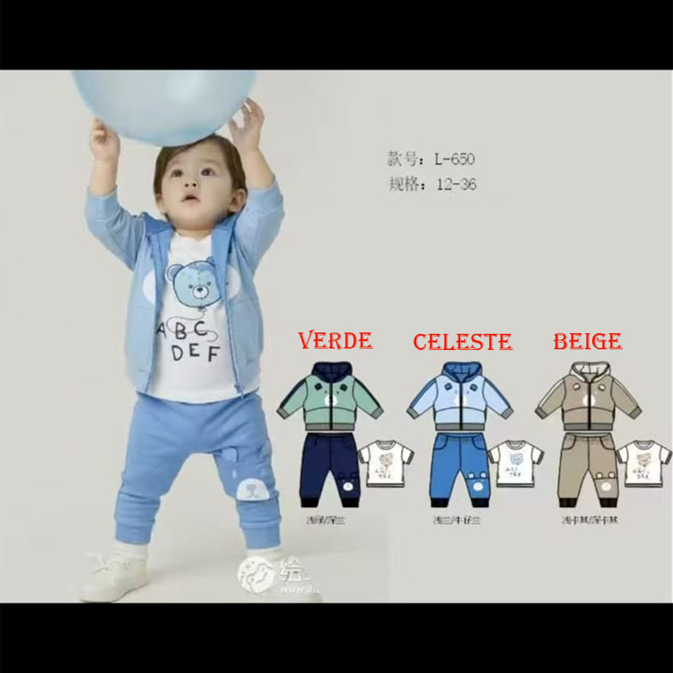 Immagine di Completo neonato primavera Mouset Art. L650