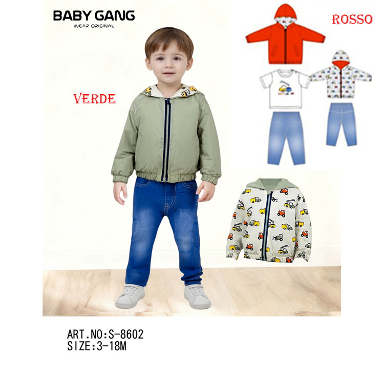 Immagine di Completo primavera neonato Baby Gang Art. S8602