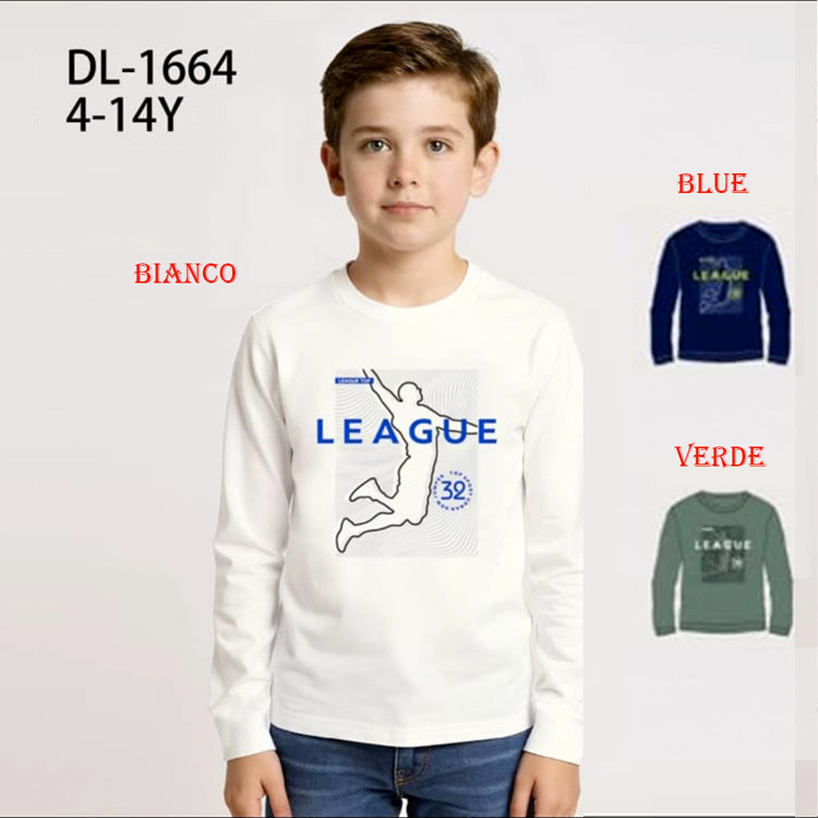 Immagine di T-shirt m/l primavera bambino Yi Boy Art. DL1664
