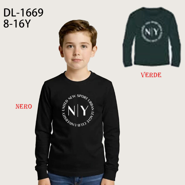 Immagine di T-shirt m/l primavera ragazzo Yi Boy Art. DL1669