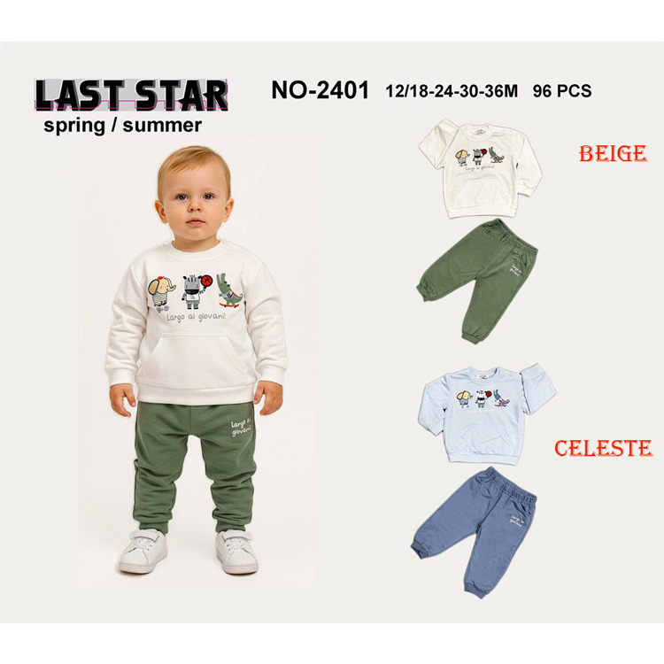 Immagine di Completo neonato primavera Last Star Art. NO2401