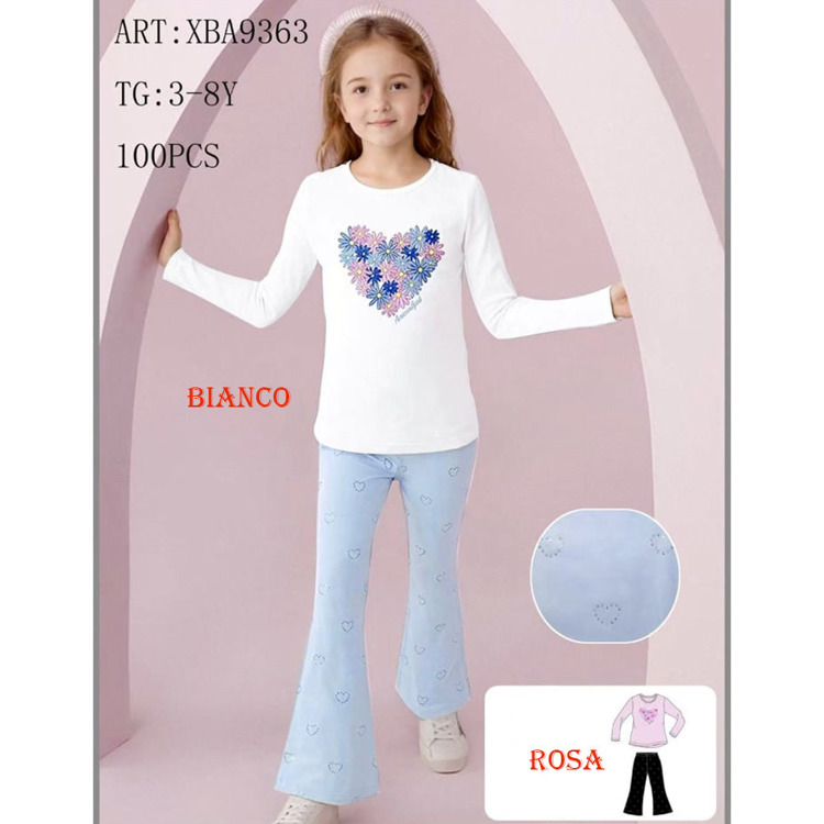 Immagine di Completo bambina primavera Miss Bellina Art. XBA9363